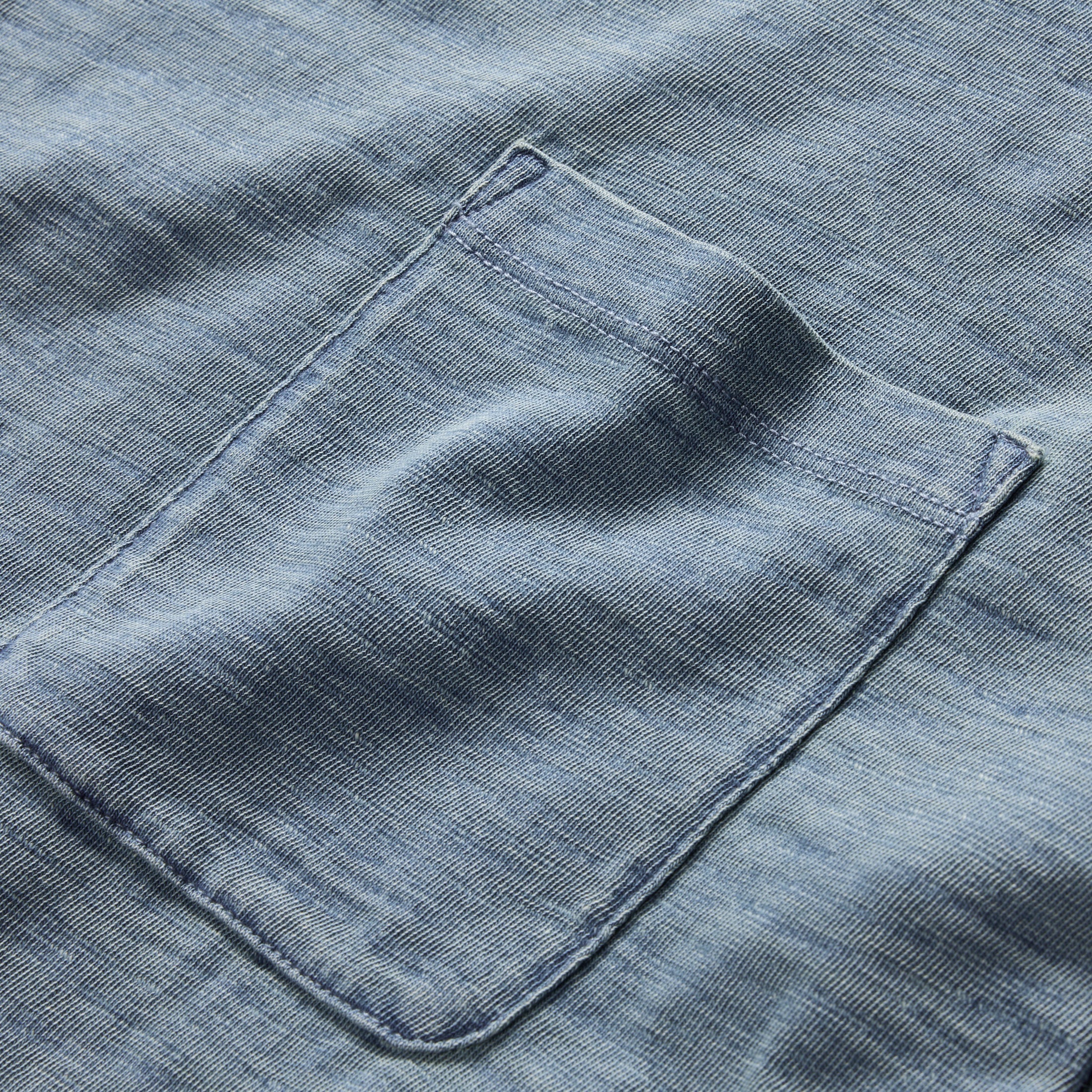 The Organic Cotton Tee in Washed Indigo
