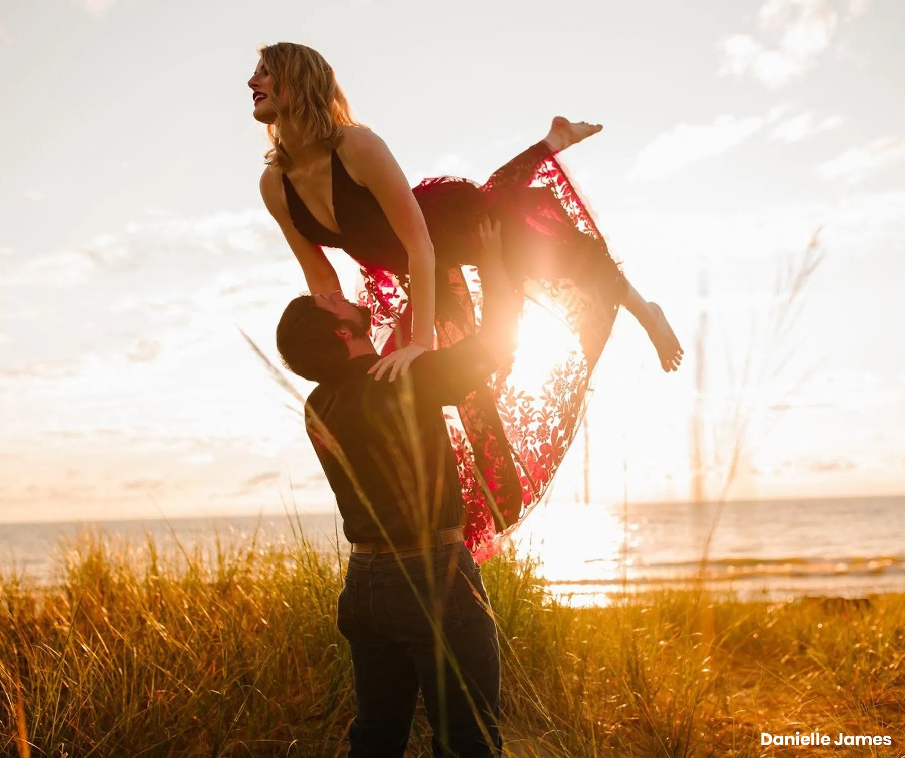 Morgan Formal Flocked Velvet Dress