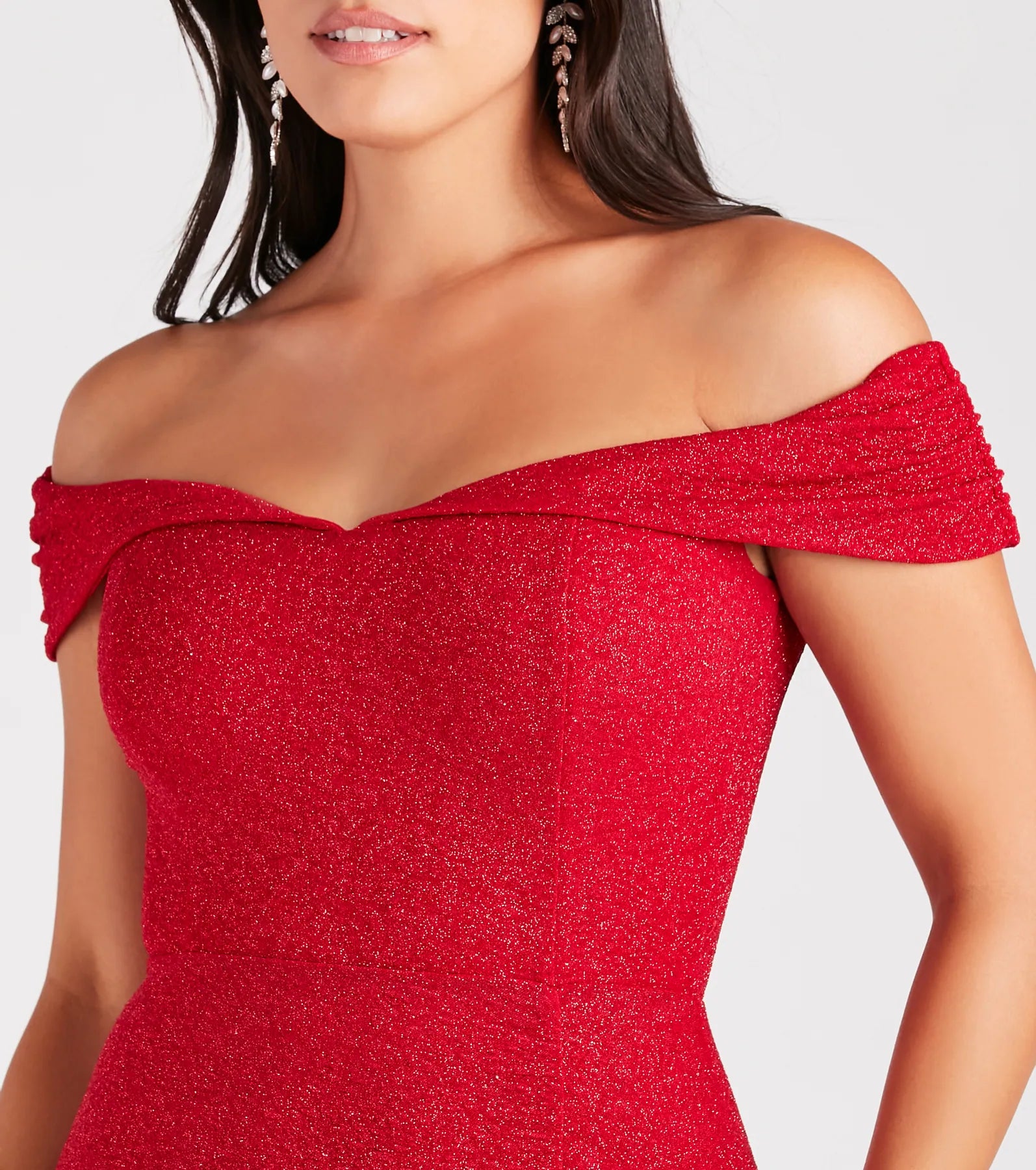 Meryl Formal Glitter Column Dress