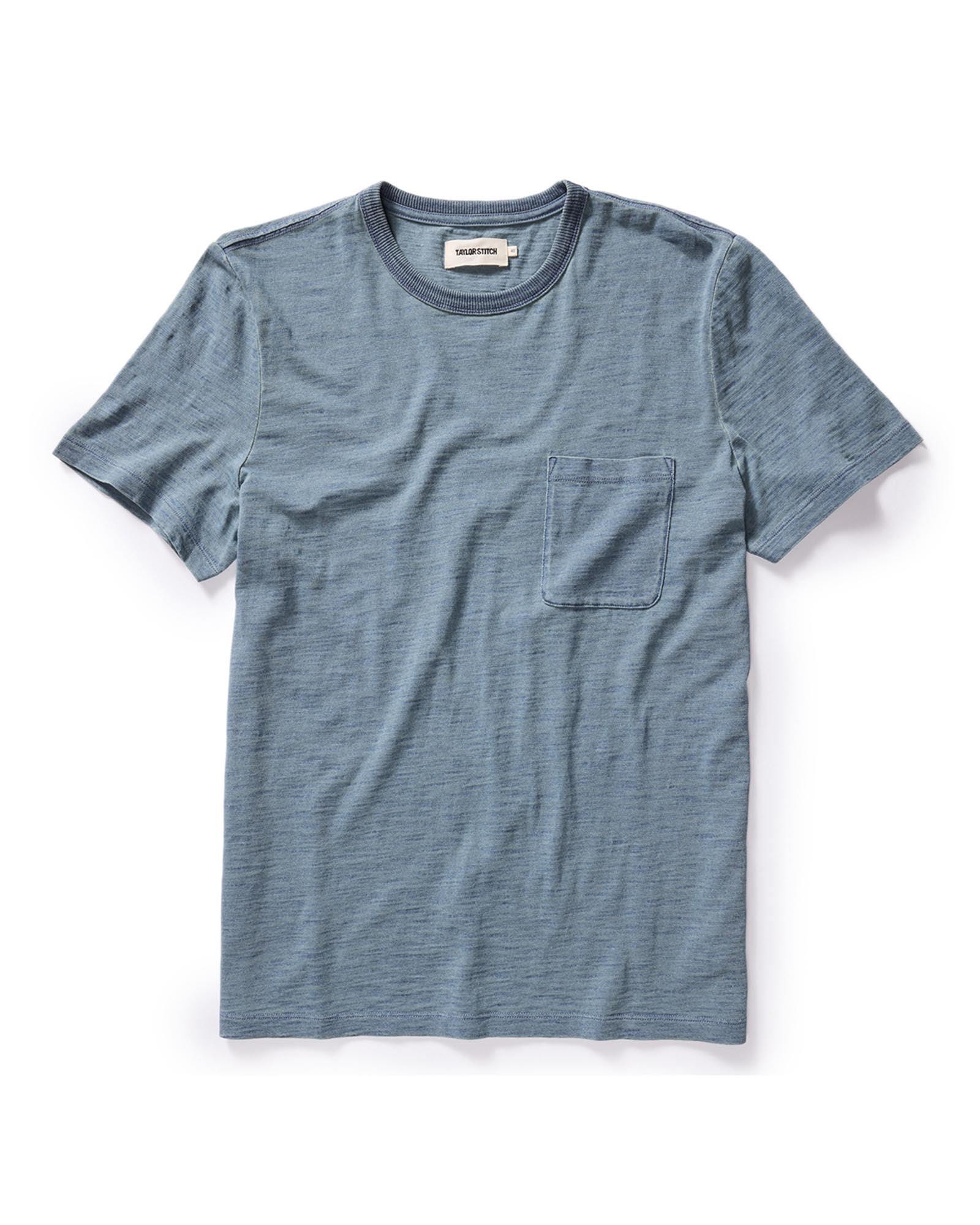 The Organic Cotton Tee in Washed Indigo