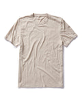 The Cotton Hemp Tee in Heather Oat
