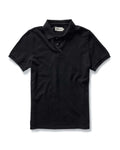 The Pacific Polo in Black Indigo Pique