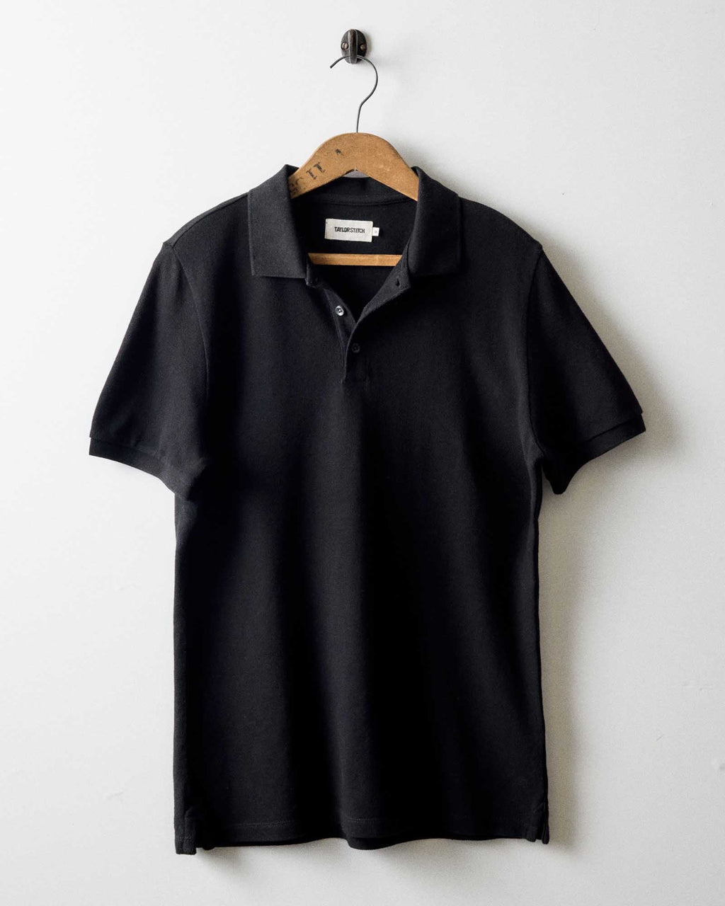 The Pacific Polo in Black Indigo Pique