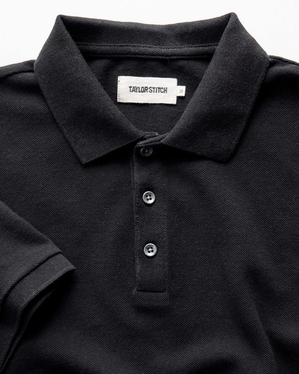 The Pacific Polo in Black Indigo Pique