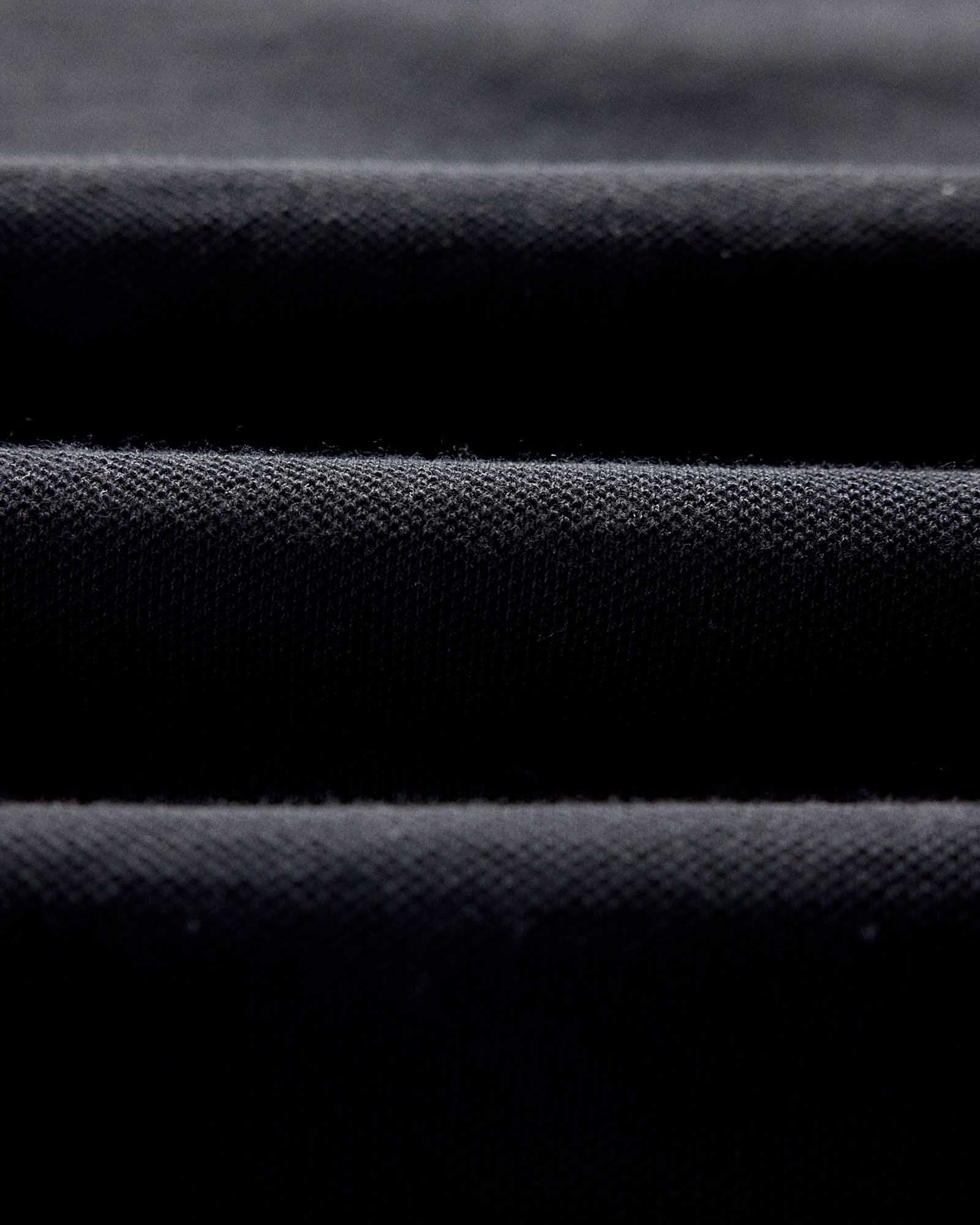 The Pacific Polo in Black Indigo Pique