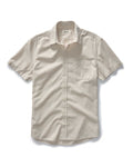 The Short Sleeve California in Heather Oat Cord