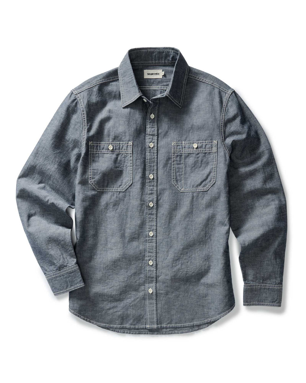The Utility Shirt in Rinsed Indigo Nep
