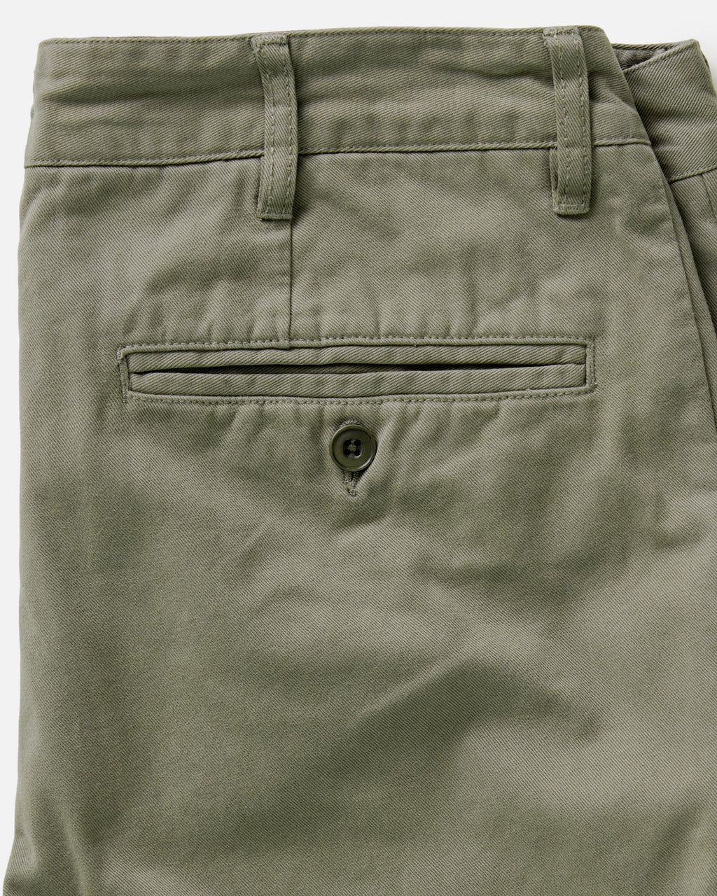 The Slim Foundation Pant in Organic Smoked Olive